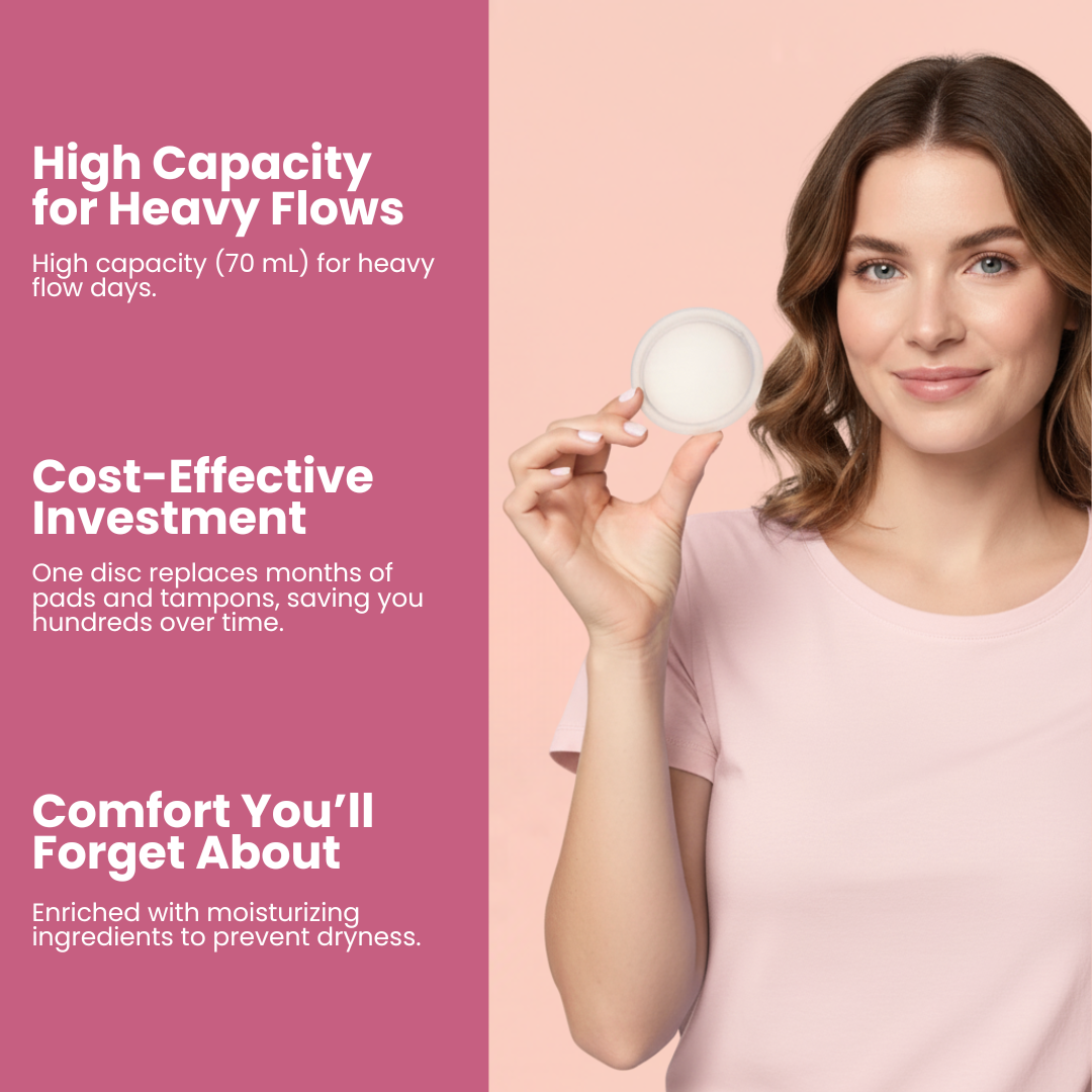 PureEase Reusable Menstrual Disc
